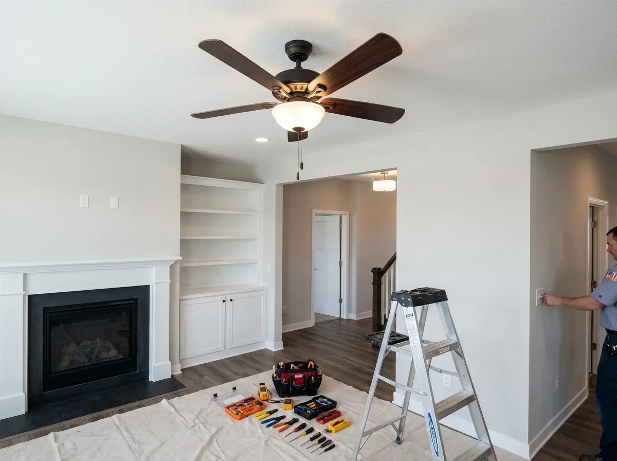 Why Ceiling Fans Require Licensed Electricians — ceiling fan installation cost