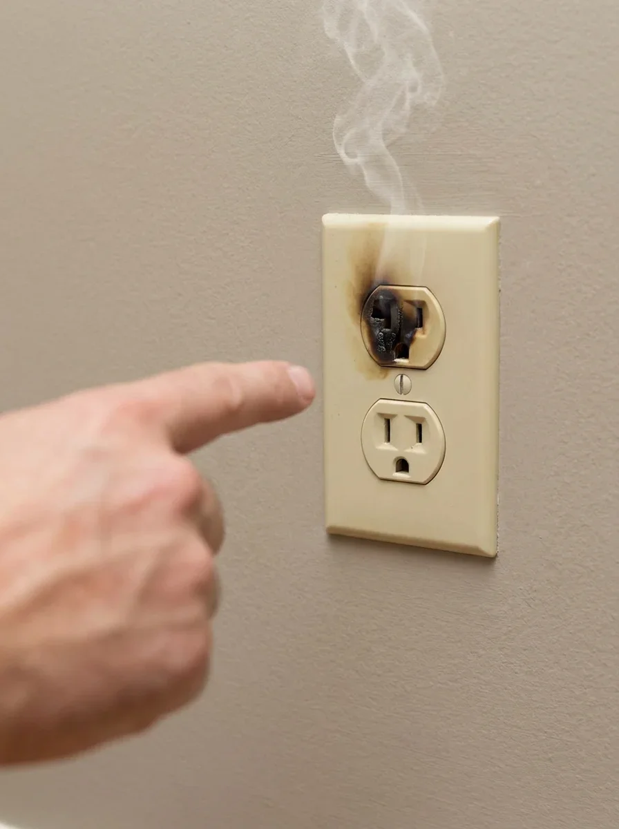 Why Electrical Outlets and Switches Produce Burning Smells — burning smell electrical outlet