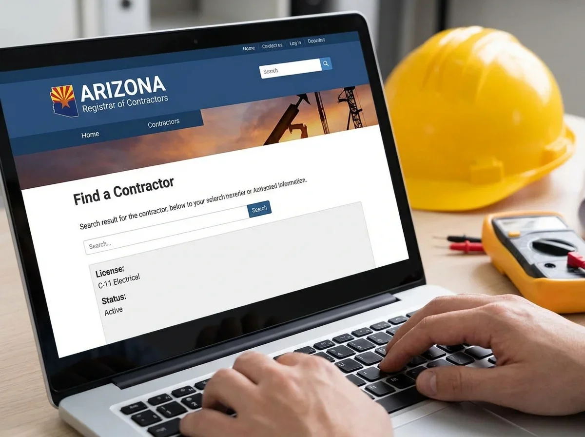 How to Verify a C-11 License Online — arizona roc a-11 commercial electrical license