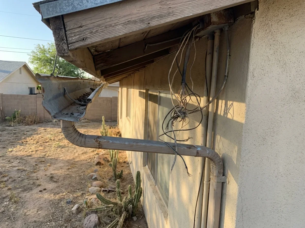 Don't let faulty gutters lead to electrical hazards, call us now