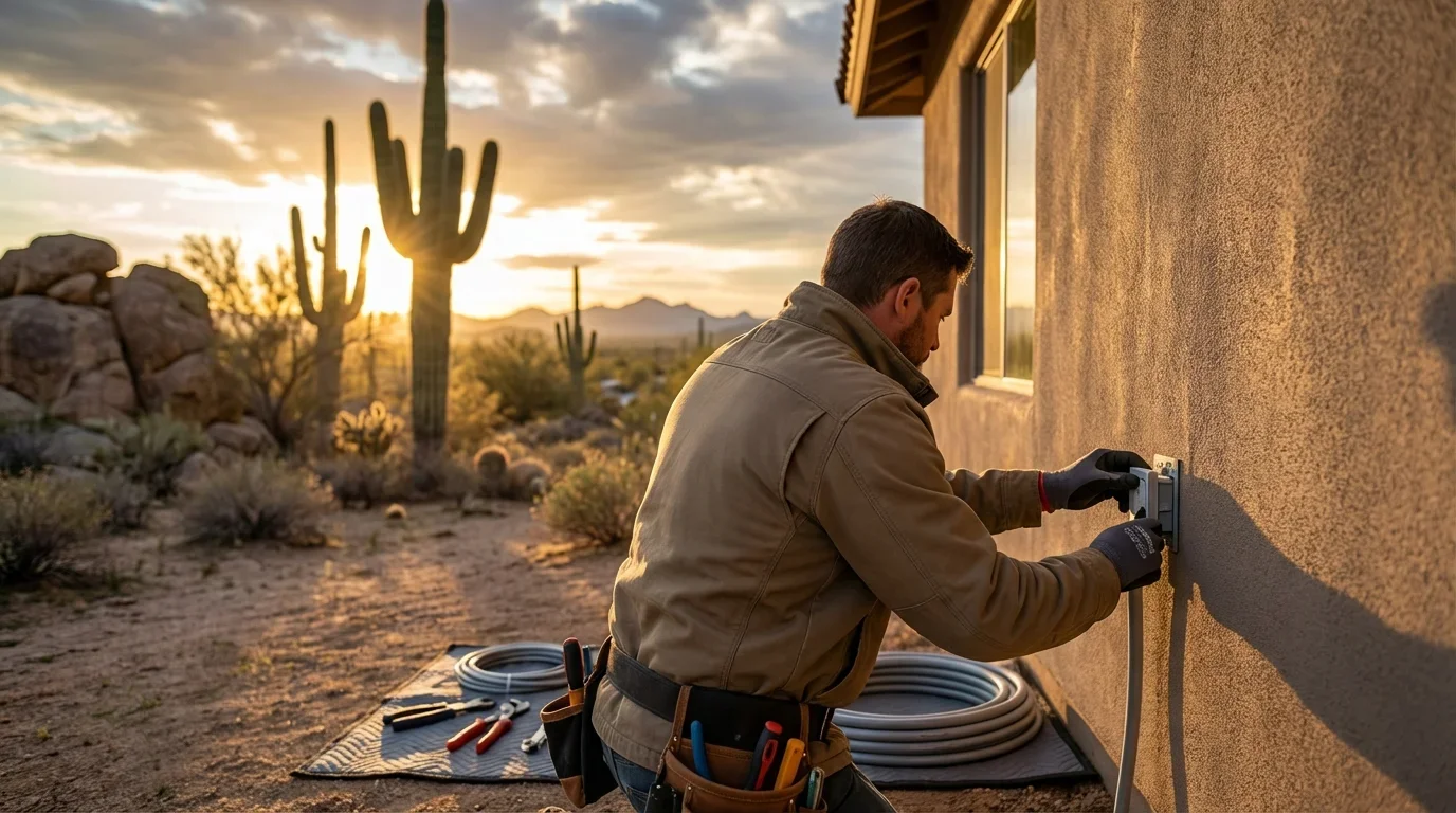 Safely powering outdoor living with expert exterior outlet installation services